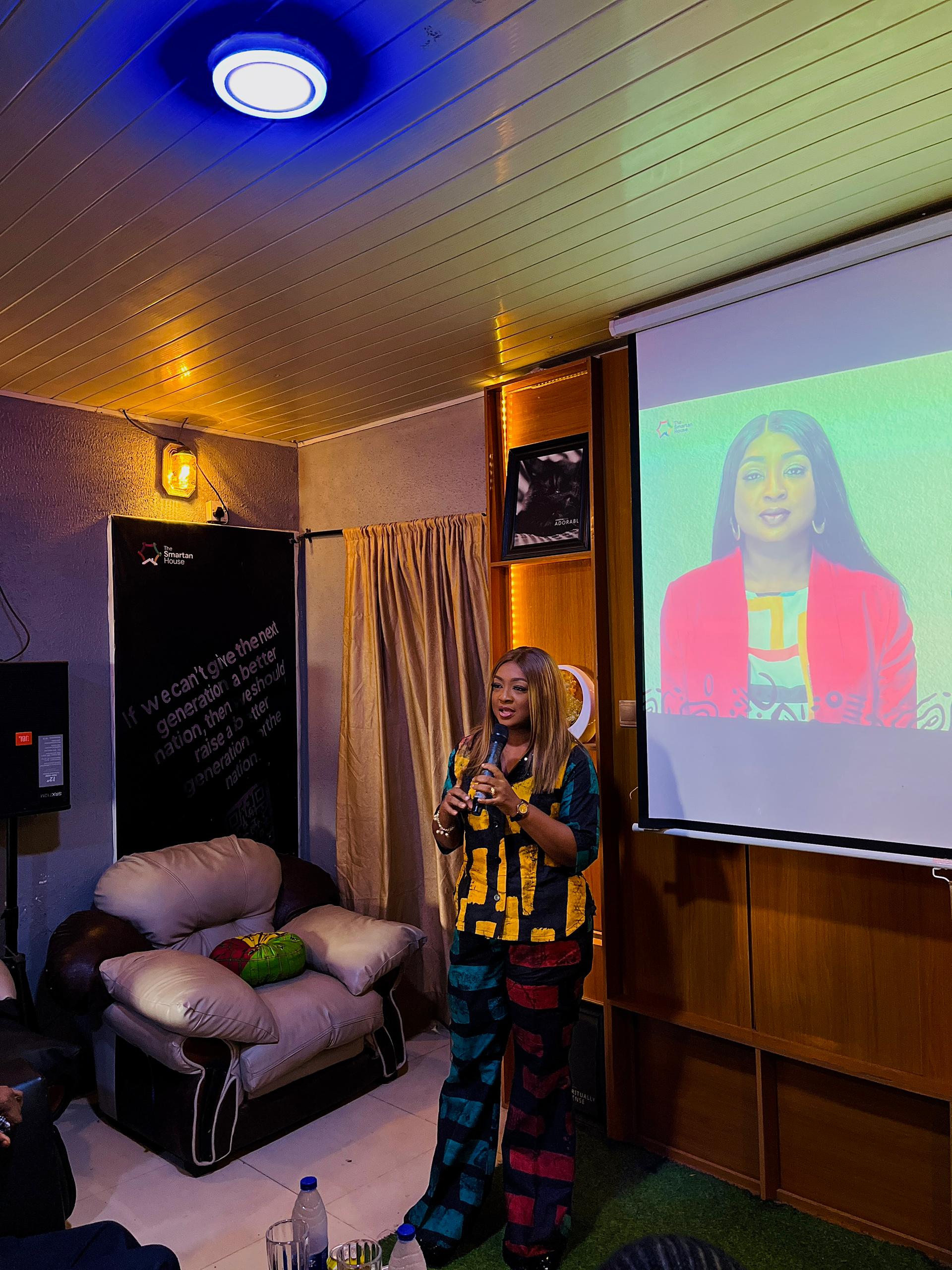 Mrs. Olanrewaju Oniyitan Visits The Smartan House